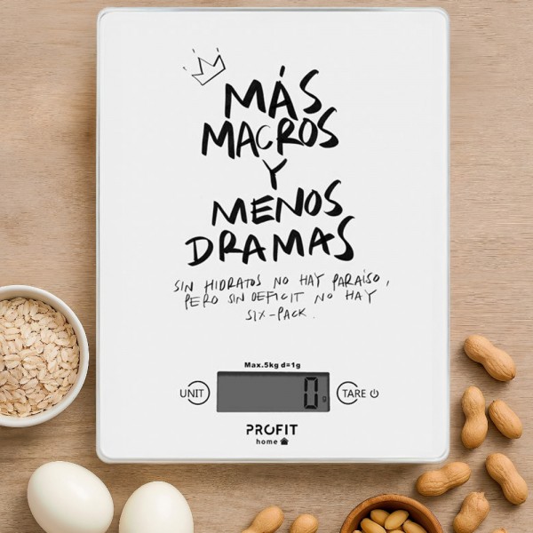Báscula Blanca Más Macros y Menos Dramas