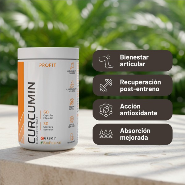Curcumin Turmeric Extract (Extracto de Curcuma) - 60 vcaps.
