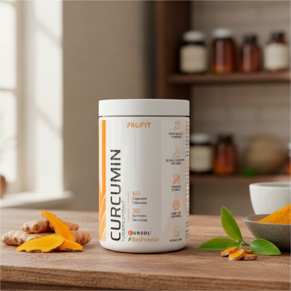 Curcumin Turmeric Extract (Extracto de Curcuma) - 60 vcaps.
