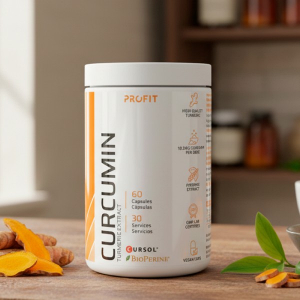 Curcumin Turmeric Extract (Extracto de Curcuma) - 60 vcaps.