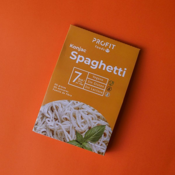 Pasta Konjac en formato spaghetti