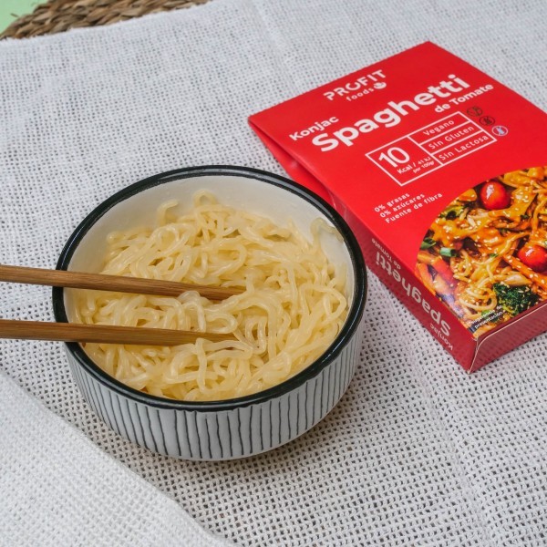 Spaghettis de konjac à la tomate 200g - The Konjac Shop – Allmyketo